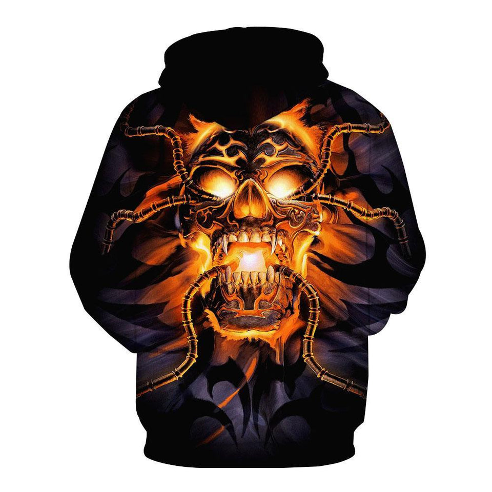 Skull-printed-tee-T-shirt-sweater-zip-hoodies-tank-top-for-men-women
