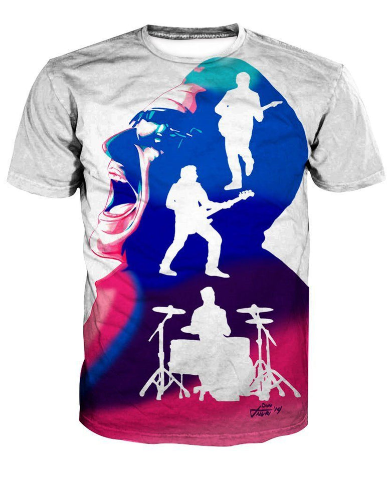 U2 3D full over print Hoodie, Sweater, TShirtt LK-251