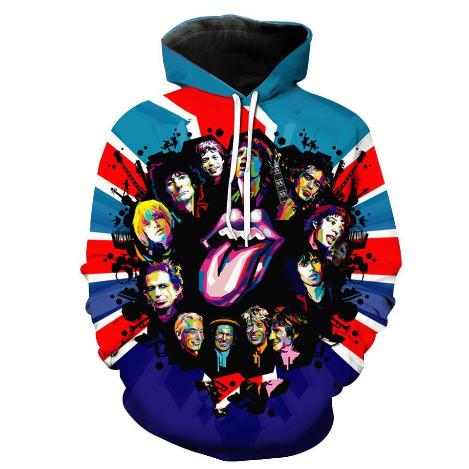 The Rolling Stones 3D full over print Hoodie, Sweater, TShirtt LK-259
