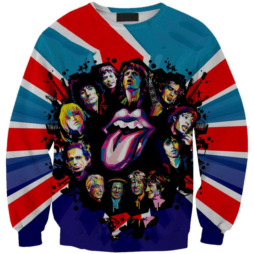 The Rolling Stones 3D full over print Hoodie, Sweater, TShirtt LK-259