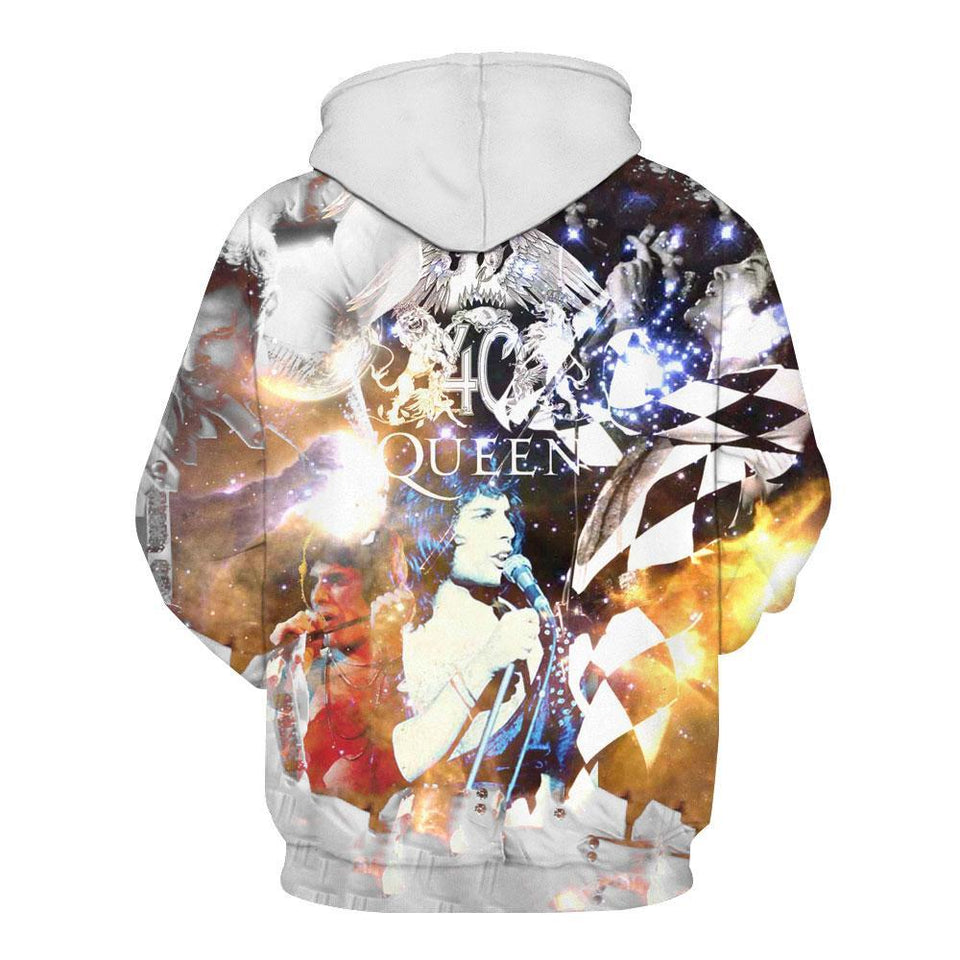Queen Rock Band 3D full over print Hoodie, Sweater, TShirt LK-268