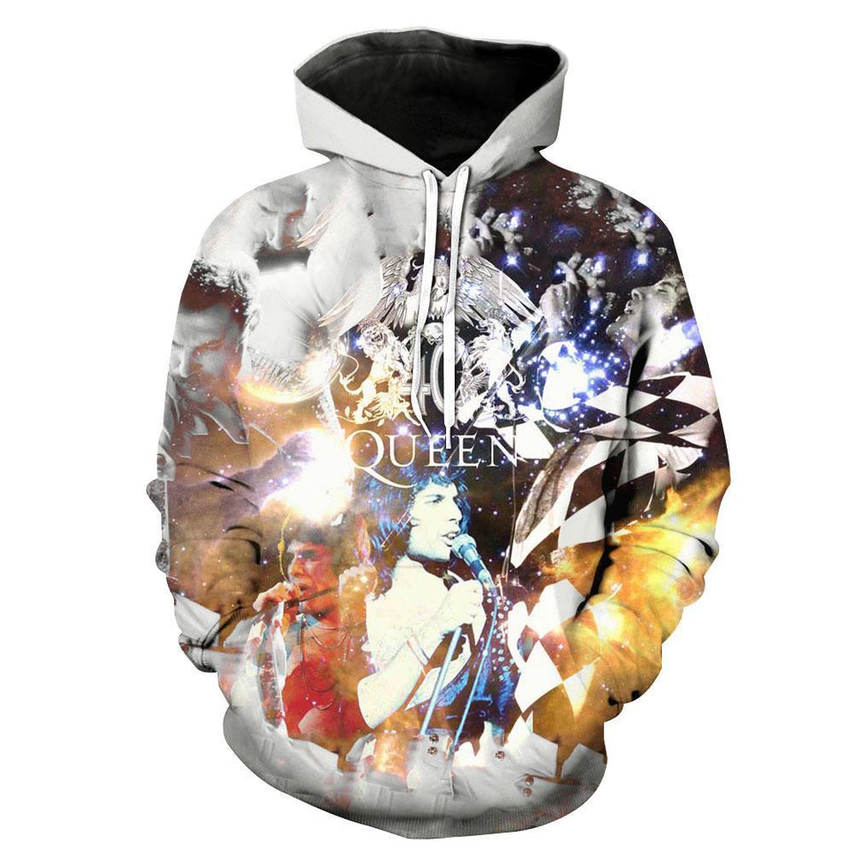 Queen Rock Band 3D full over print Hoodie, Sweater, TShirt LK-268