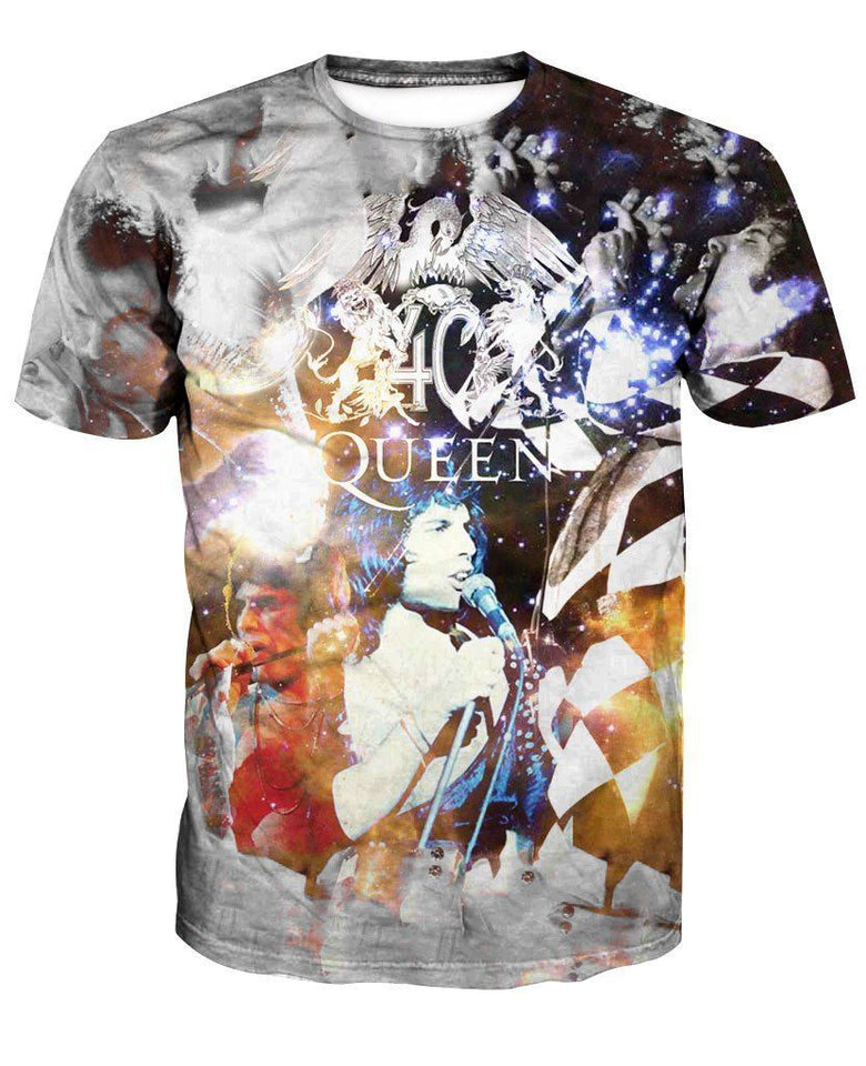 Queen Rock Band 3D full over print Hoodie, Sweater, TShirt LK-268
