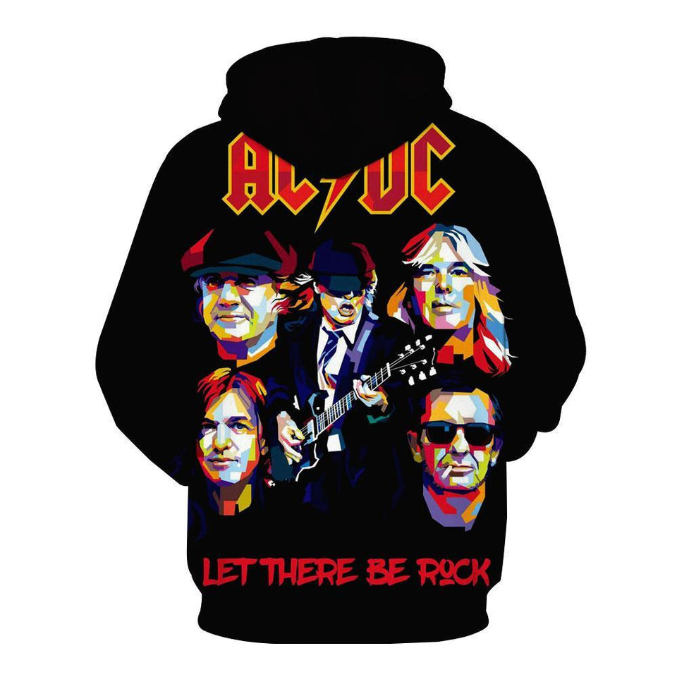 ACDC Rock Band 3D full over print Hoodie, Sweater, TShirt LK-269