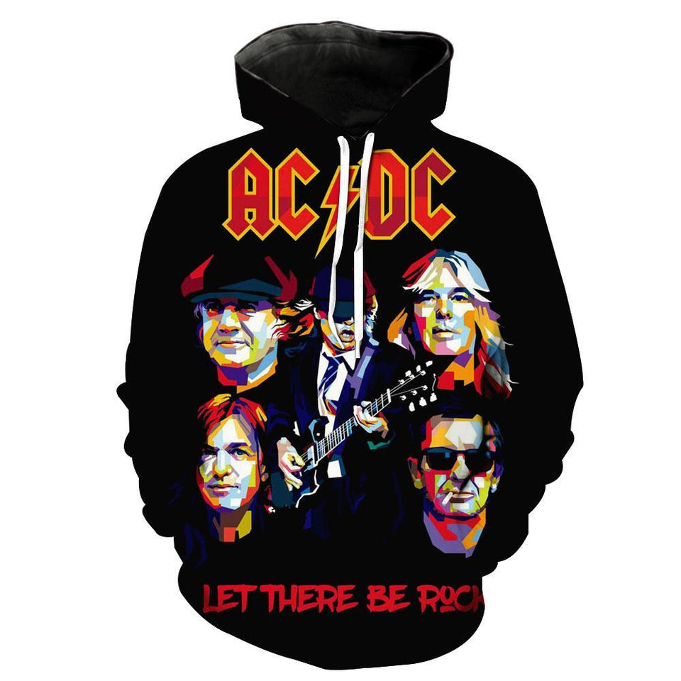 ACDC Rock Band 3D full over print Hoodie, Sweater, TShirt LK-269