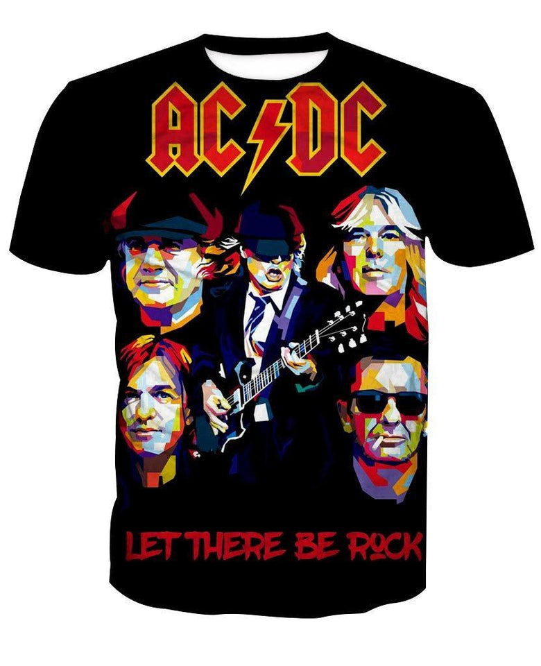 ACDC Rock Band 3D full over print Hoodie, Sweater, TShirt LK-269