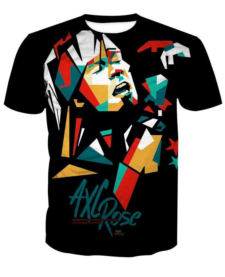 Axl Rose 3D full over print Hoodie, Sweater, TShirt LK-270