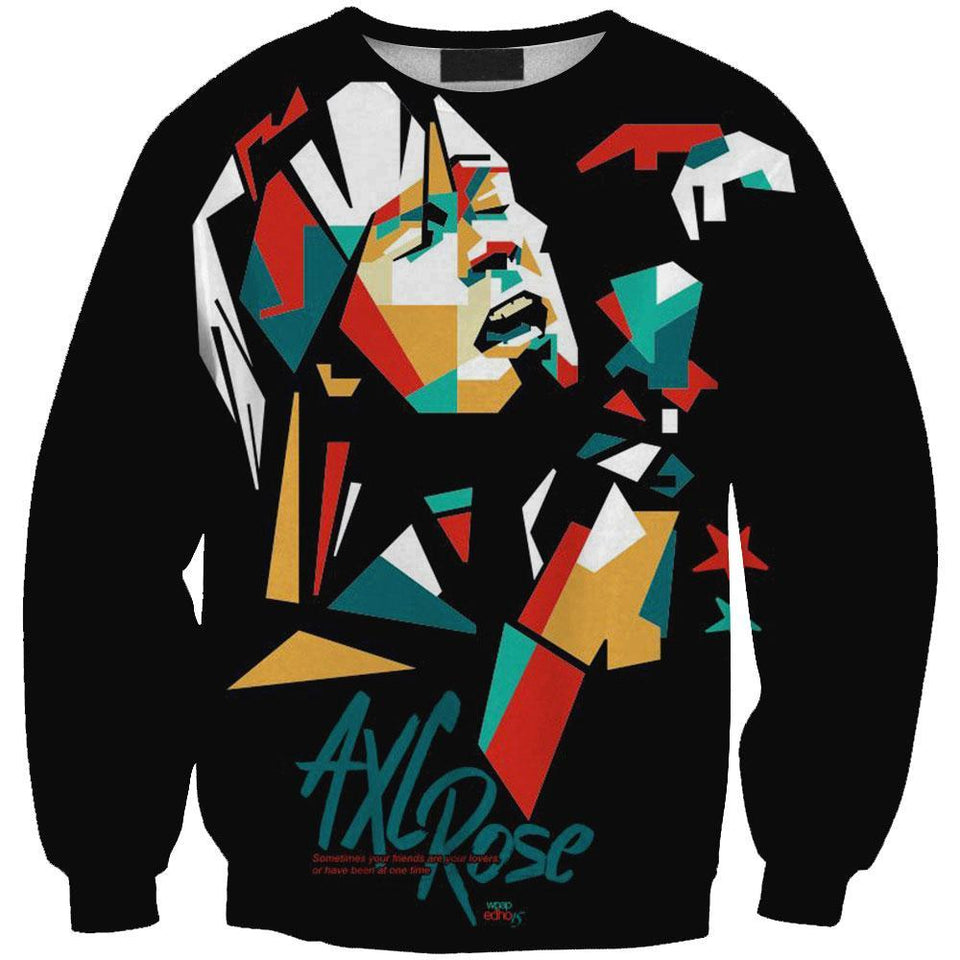 Axl Rose 3D full over print Hoodie, Sweater, TShirt LK-270