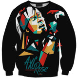 Axl Rose 3D full over print Hoodie, Sweater, TShirt LK-270