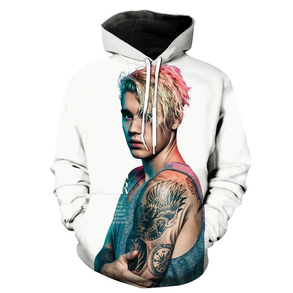 Justin Bieber 3D full over print Hoodie, Sweater, TShirt LK-277