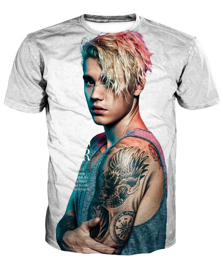 Justin Bieber 3D full over print Hoodie, Sweater, TShirt LK-277
