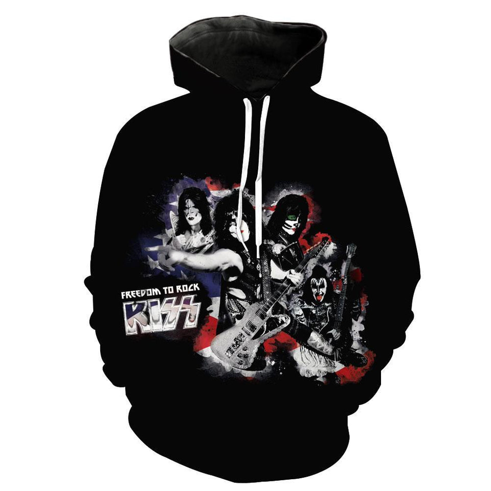 Kiss-band-Tee-T-Shirt-zip-hoodies-sweater-tank-top-for-men-women