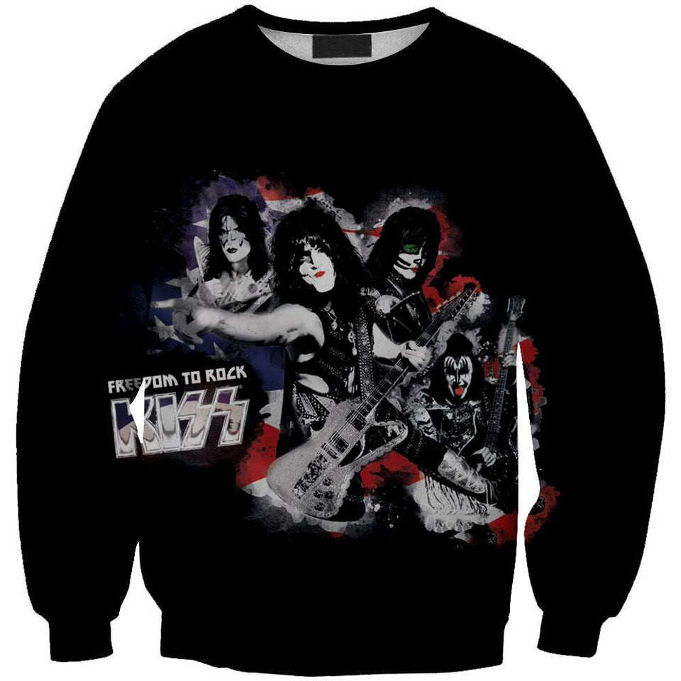 Kiss-band-Tee-T-Shirt-zip-hoodies-sweater-tank-top-for-men-women
