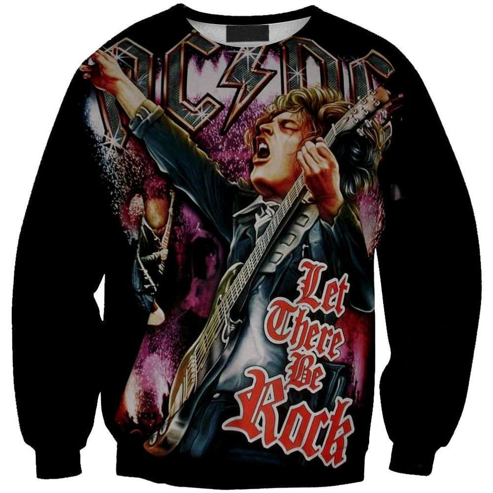 ACDC Rock Band 3D full over print Hoodie, Sweater, TShirt LK-280