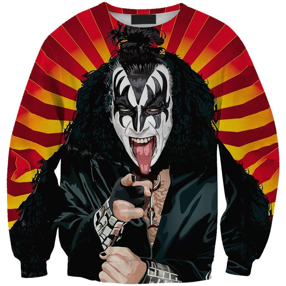 Kiss-band-Tee-T-Shirt-zip-hoodies-sweater-tank-top-for-men-women