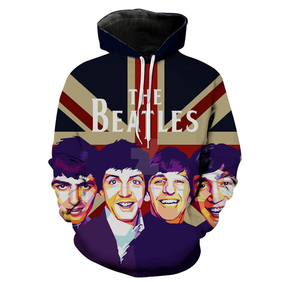 THE BEATLES 3D full over print Hoodie, Sweater, TShirtt LK-295