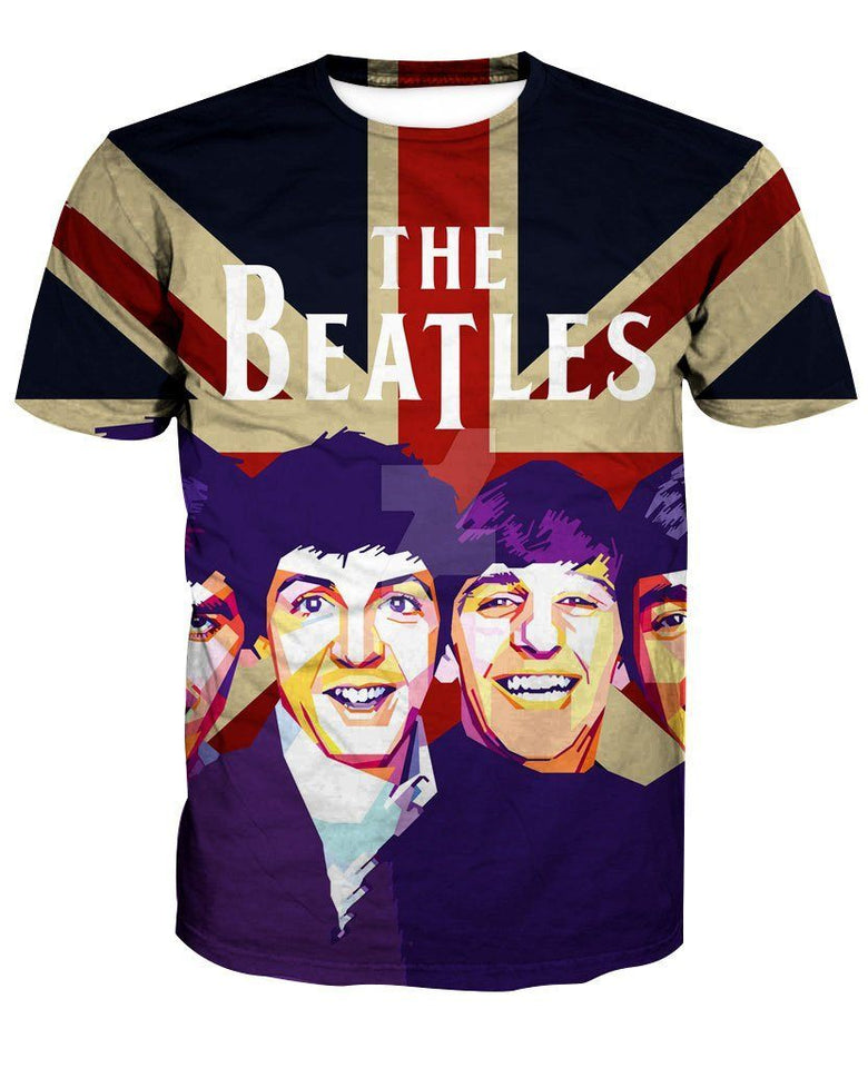 THE BEATLES 3D full over print Hoodie, Sweater, TShirtt LK-295