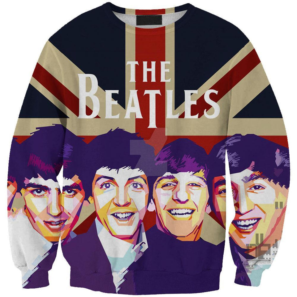 THE BEATLES 3D full over print Hoodie, Sweater, TShirtt LK-295