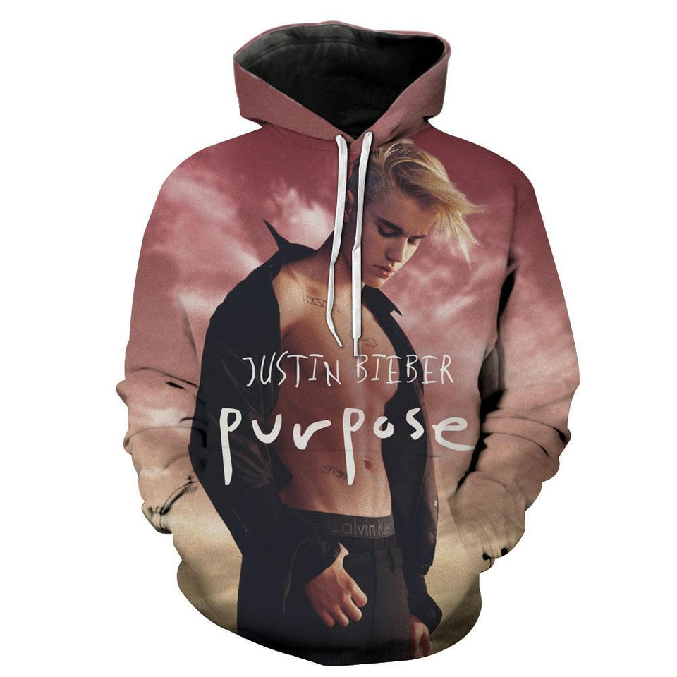 Justin Bieber 3D full over print Hoodie, Sweater, TShirt LK-299
