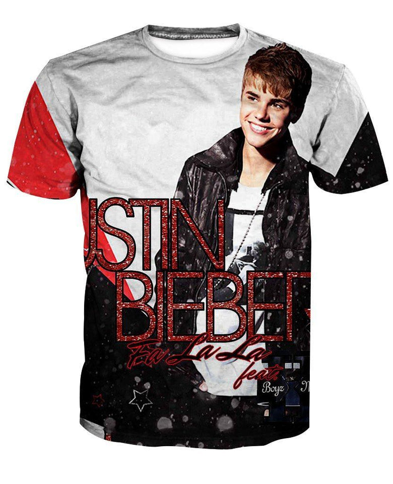 Justin Bieber 3D full over print Hoodie, Sweater, TShirt LK-302