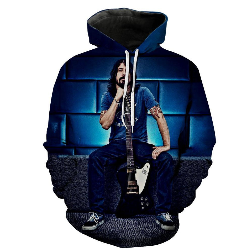 Foo Fighters 3D full over print Hoodie, Sweater, TShirt LK-303