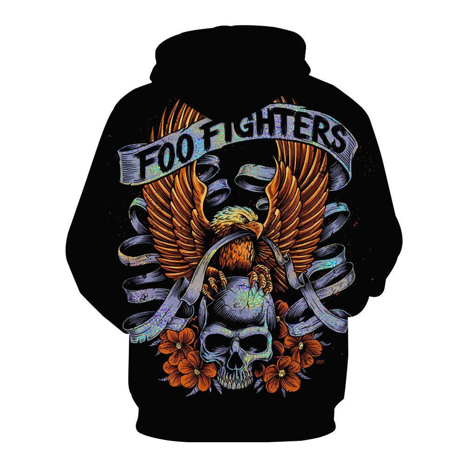 Foo Fighters 3D full over print Hoodie, Sweater, TShirt LK-305