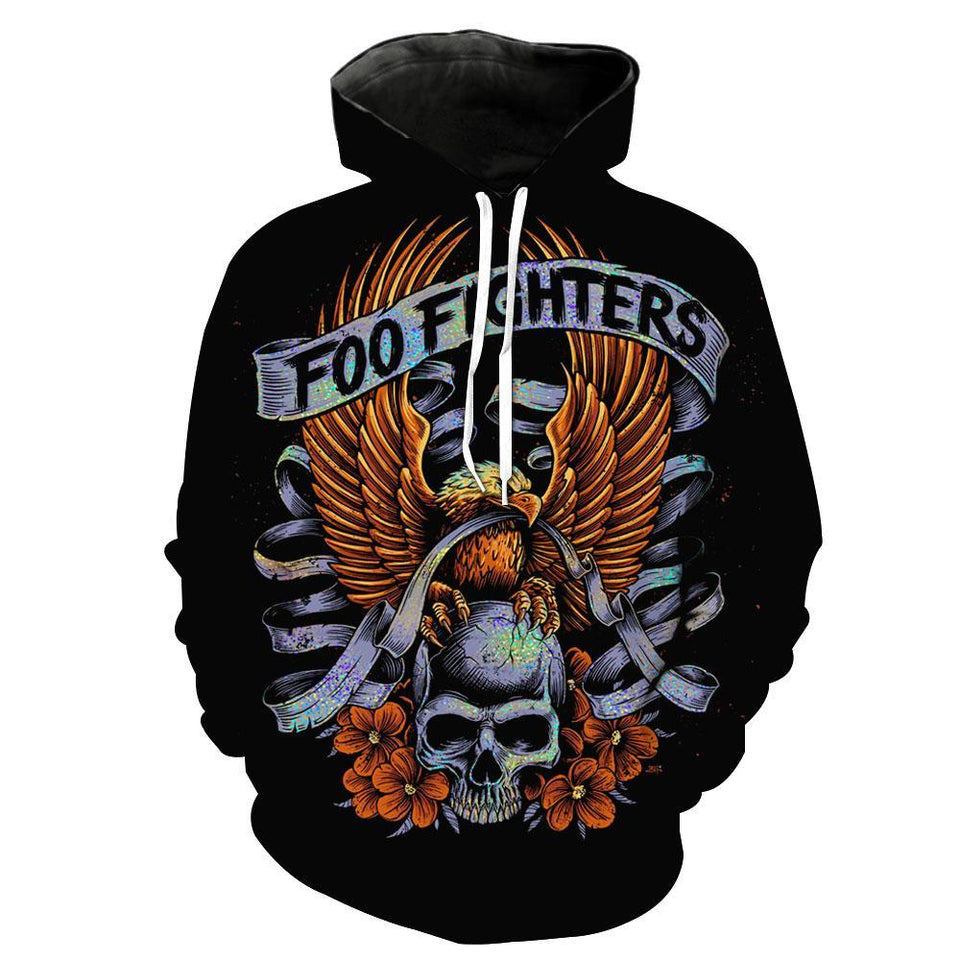 Foo Fighters 3D full over print Hoodie, Sweater, TShirt LK-305