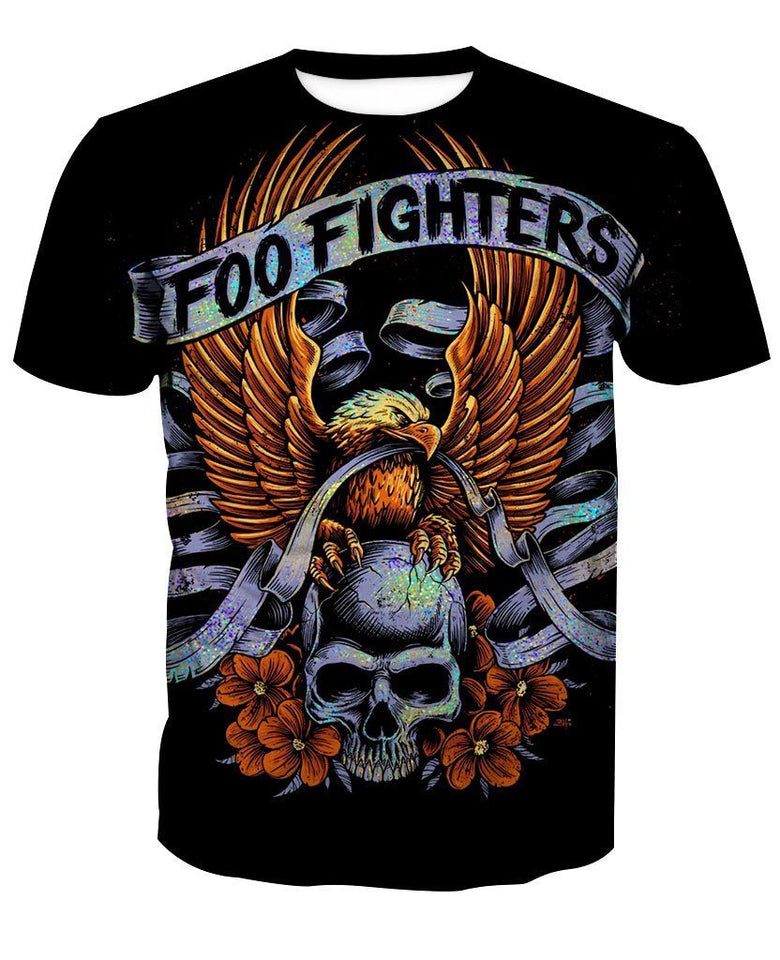 Foo Fighters 3D full over print Hoodie, Sweater, TShirt LK-305