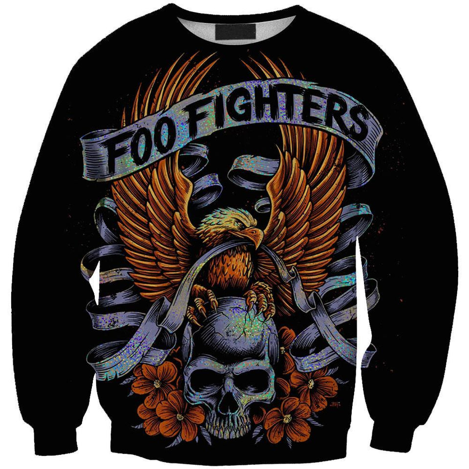 Foo Fighters 3D full over print Hoodie, Sweater, TShirt LK-305