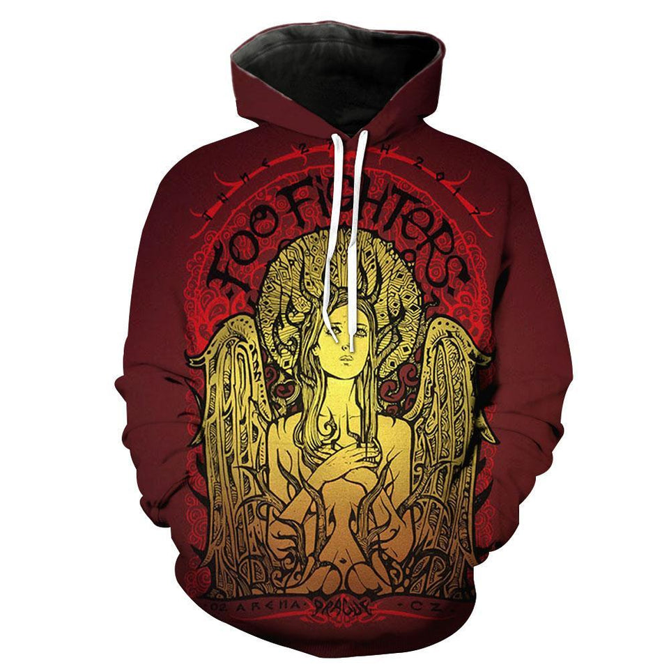 Foo Fighters 3D full over print Hoodie, Sweater, TShirt LK-306