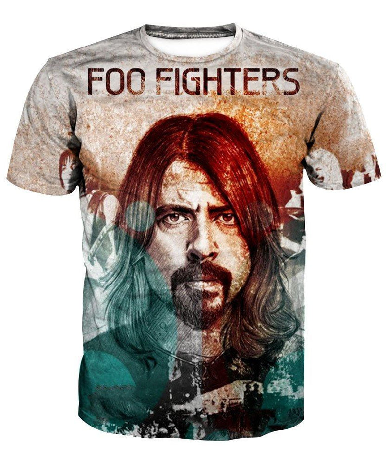 Foo Fighters 3D full over print Hoodie, Sweater, TShirt LK-308