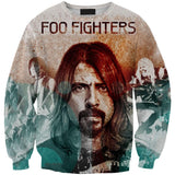 Foo Fighters 3D full over print Hoodie, Sweater, TShirt LK-308