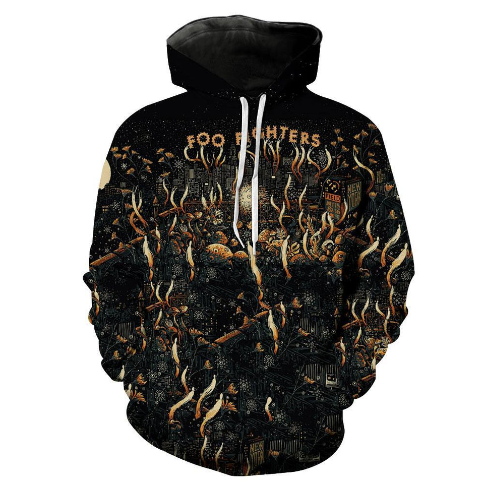 Foo Fighters 3D full over print Hoodie, Sweater, TShirt LK-309