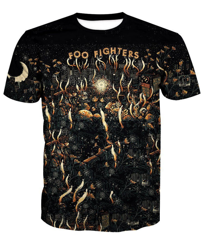 Foo Fighters 3D full over print Hoodie, Sweater, TShirt LK-309