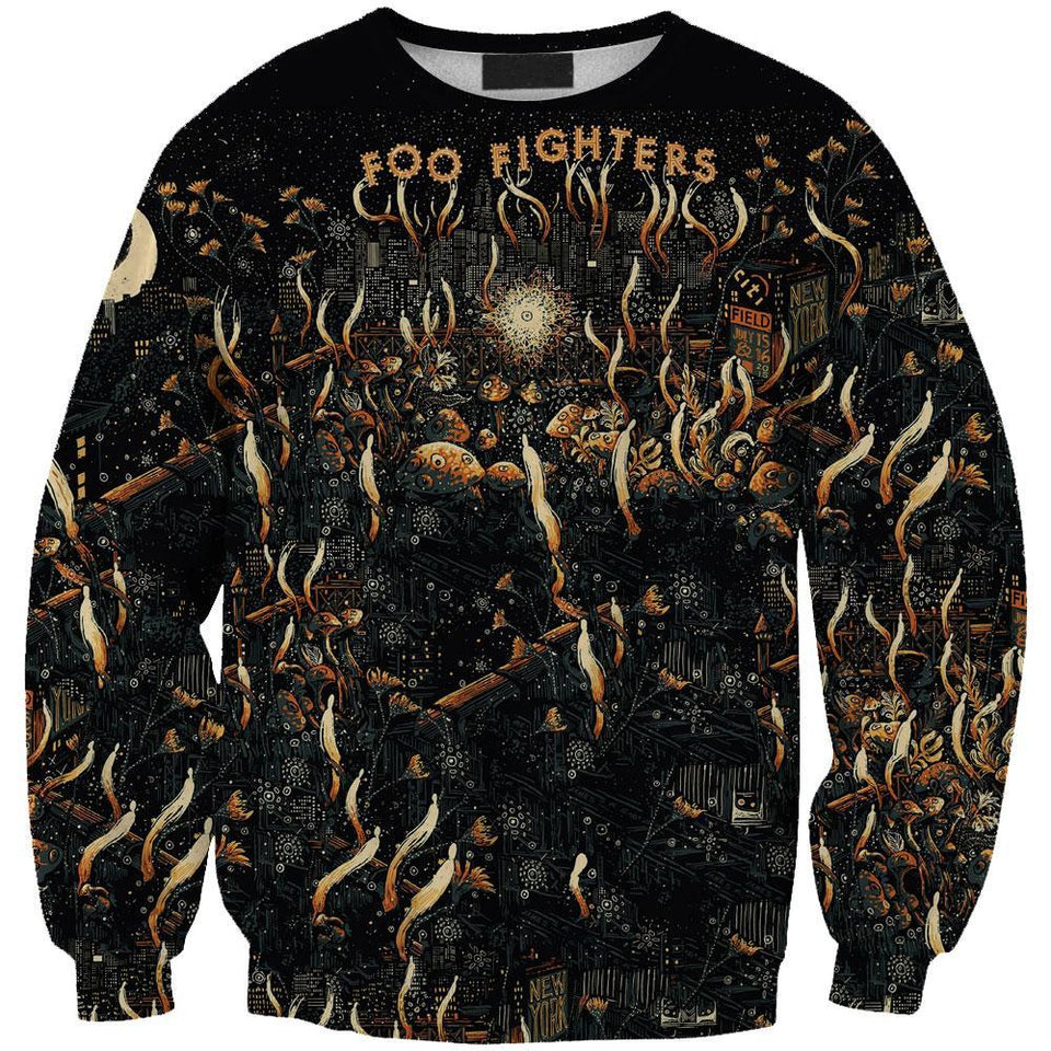 Foo Fighters 3D full over print Hoodie, Sweater, TShirt LK-309