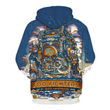 Foo Fighters 3D full over print Hoodie, Sweater, TShirt LK-310