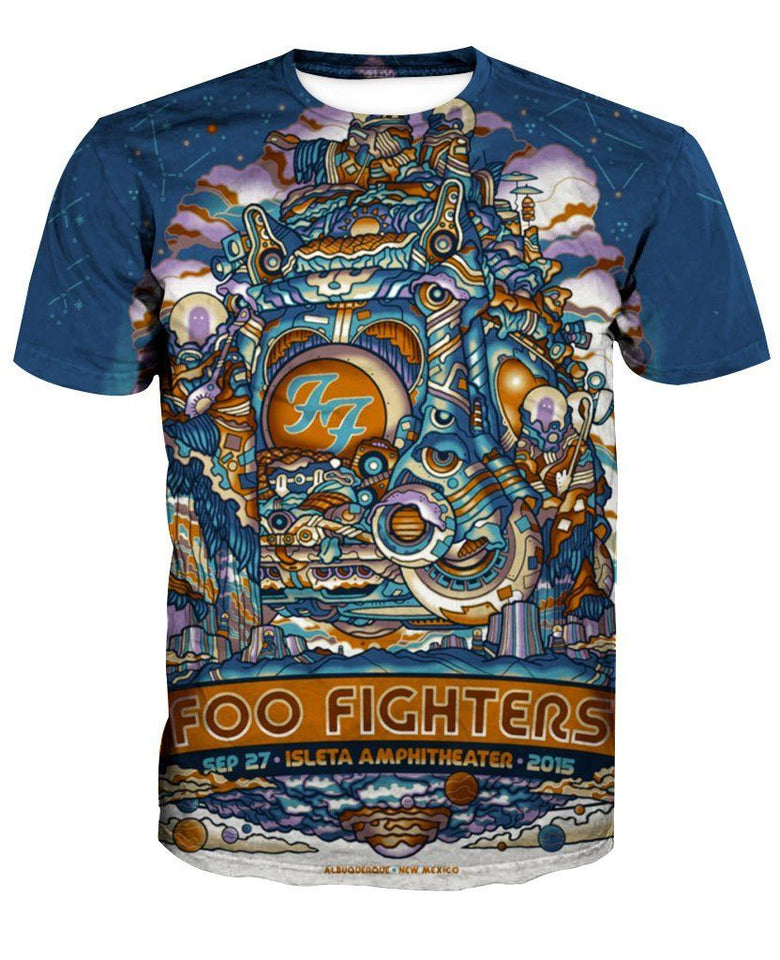 Foo Fighters 3D full over print Hoodie, Sweater, TShirt LK-310