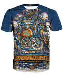 Foo Fighters 3D full over print Hoodie, Sweater, TShirt LK-310