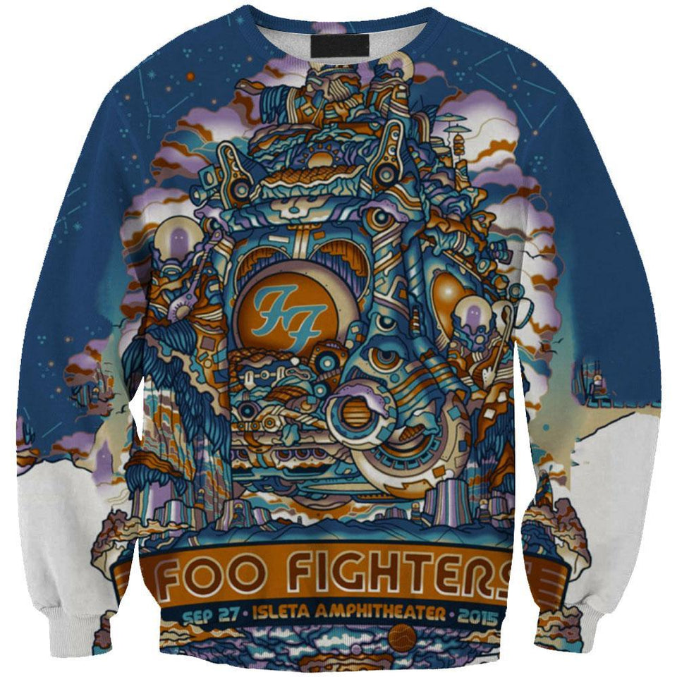 Foo Fighters 3D full over print Hoodie, Sweater, TShirt LK-310