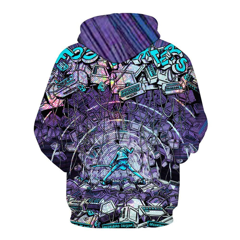 Foo Fighters 3D full over print Hoodie, Sweater, TShirt LK-311