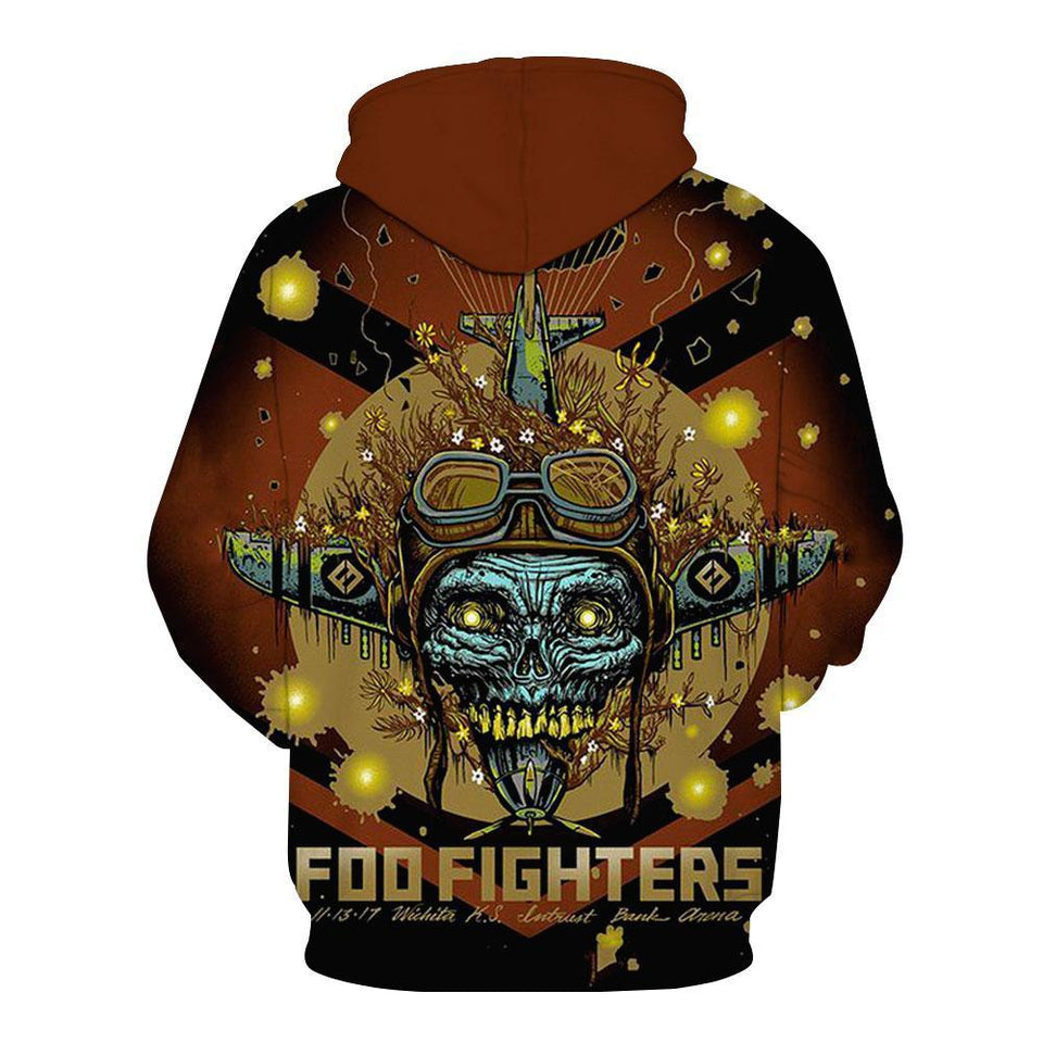 Foo Fighters 3D full over print Hoodie, Sweater, TShirt LK-313
