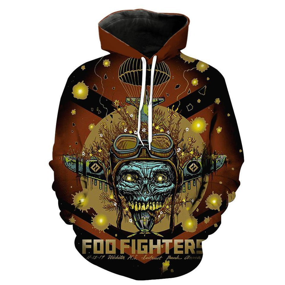 Foo Fighters 3D full over print Hoodie, Sweater, TShirt LK-313