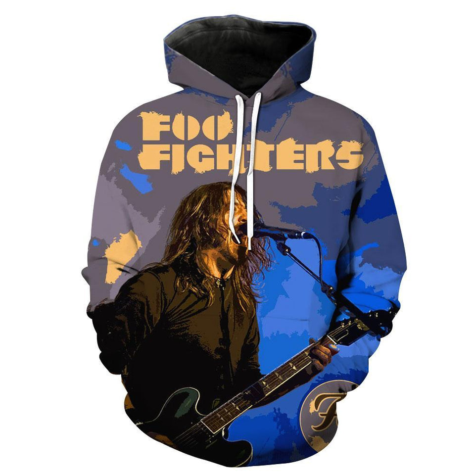 Foo Fighters 3D full over print Hoodie, Sweater, TShirt LK-314