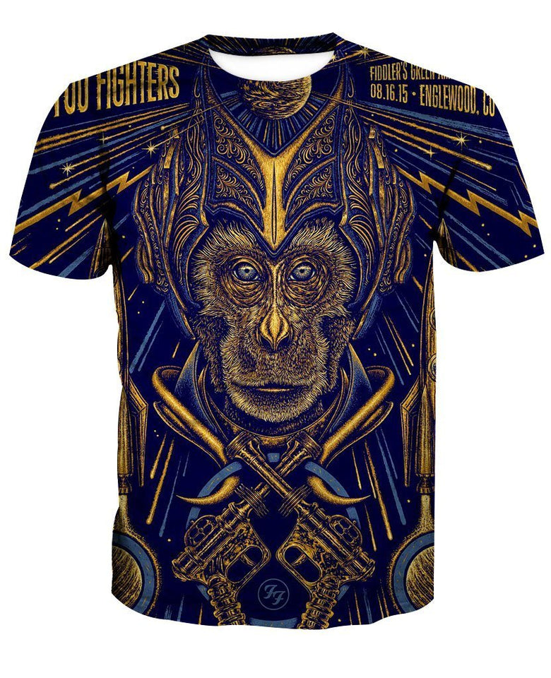 Foo Fighters 3D full over print Hoodie, Sweater, TShirt LK-315
