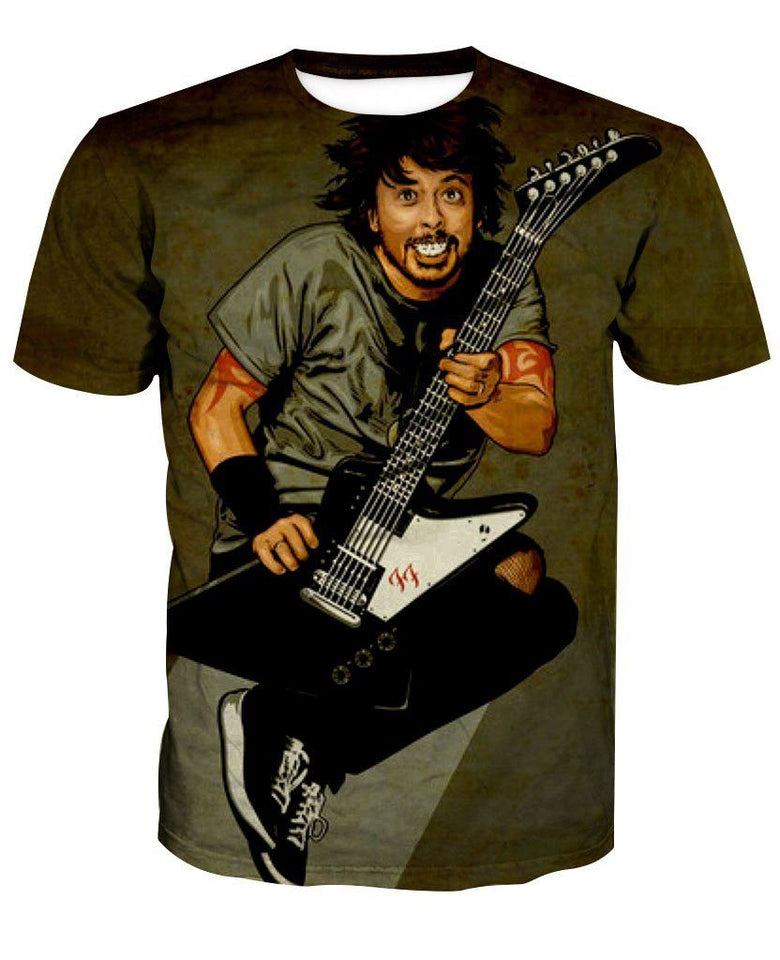 Foo Fighters 3D full over print Hoodie, Sweater, TShirt LK-316