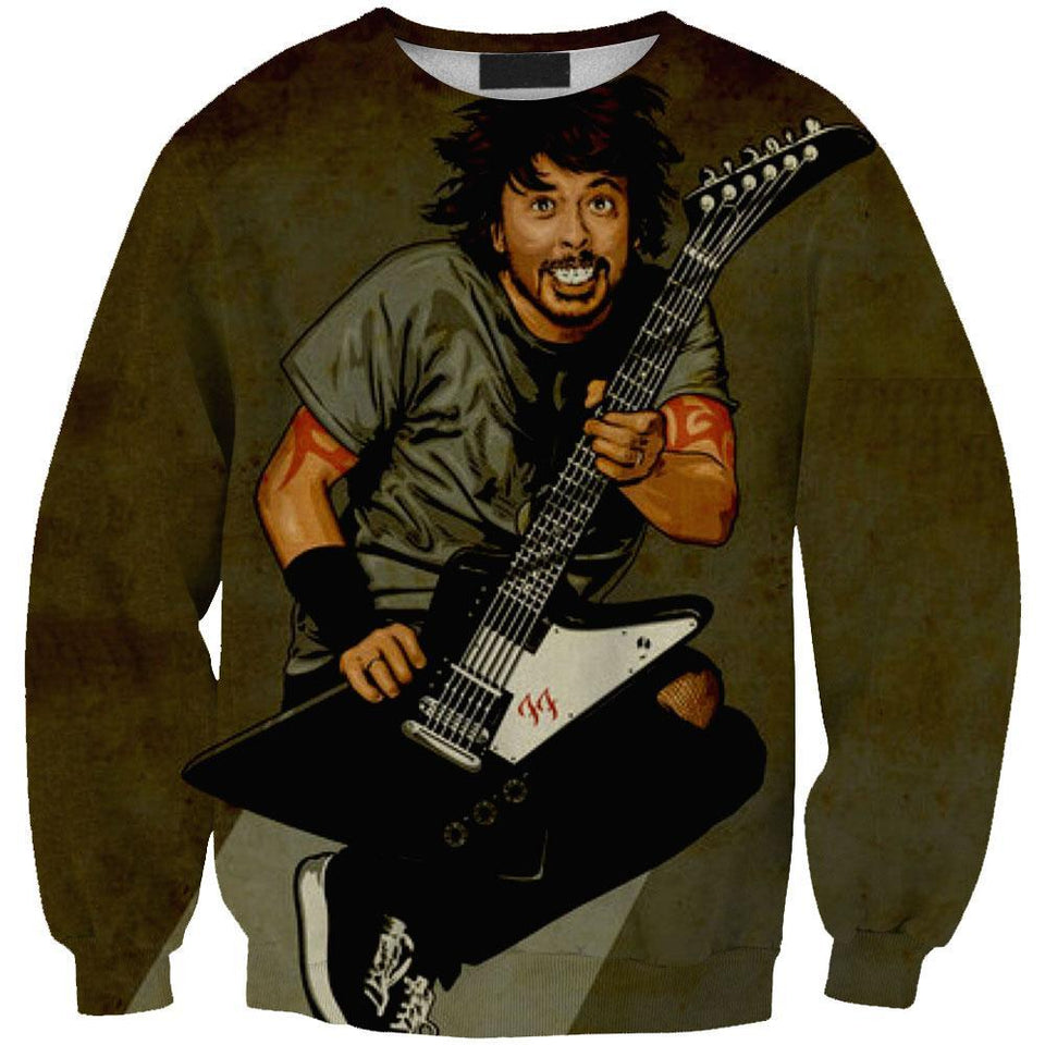 Foo Fighters 3D full over print Hoodie, Sweater, TShirt LK-316