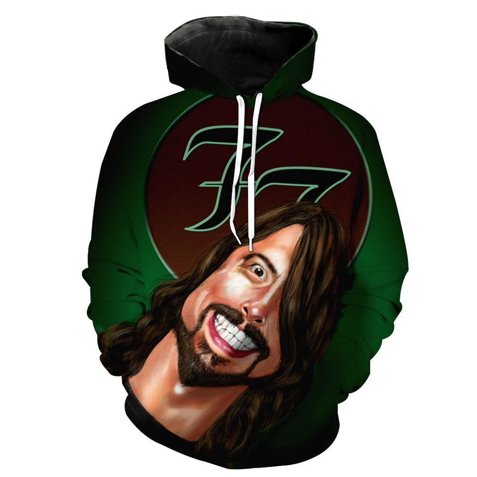Foo Fighters 3D full over print Hoodie, Sweater, TShirt LK-317