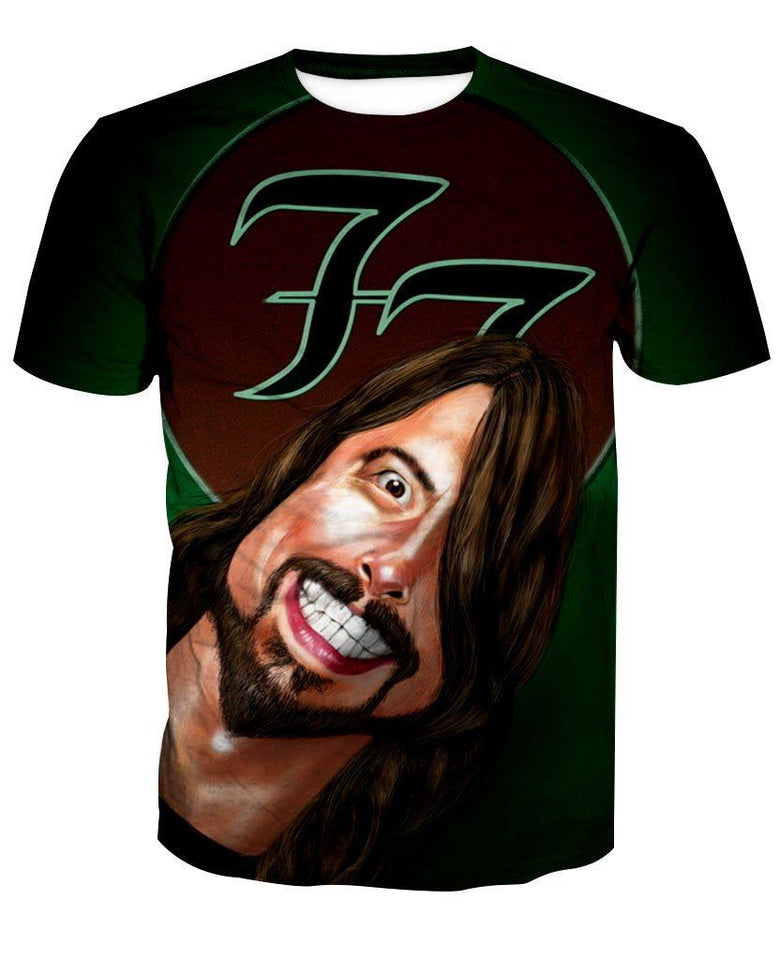 Foo Fighters 3D full over print Hoodie, Sweater, TShirt LK-317