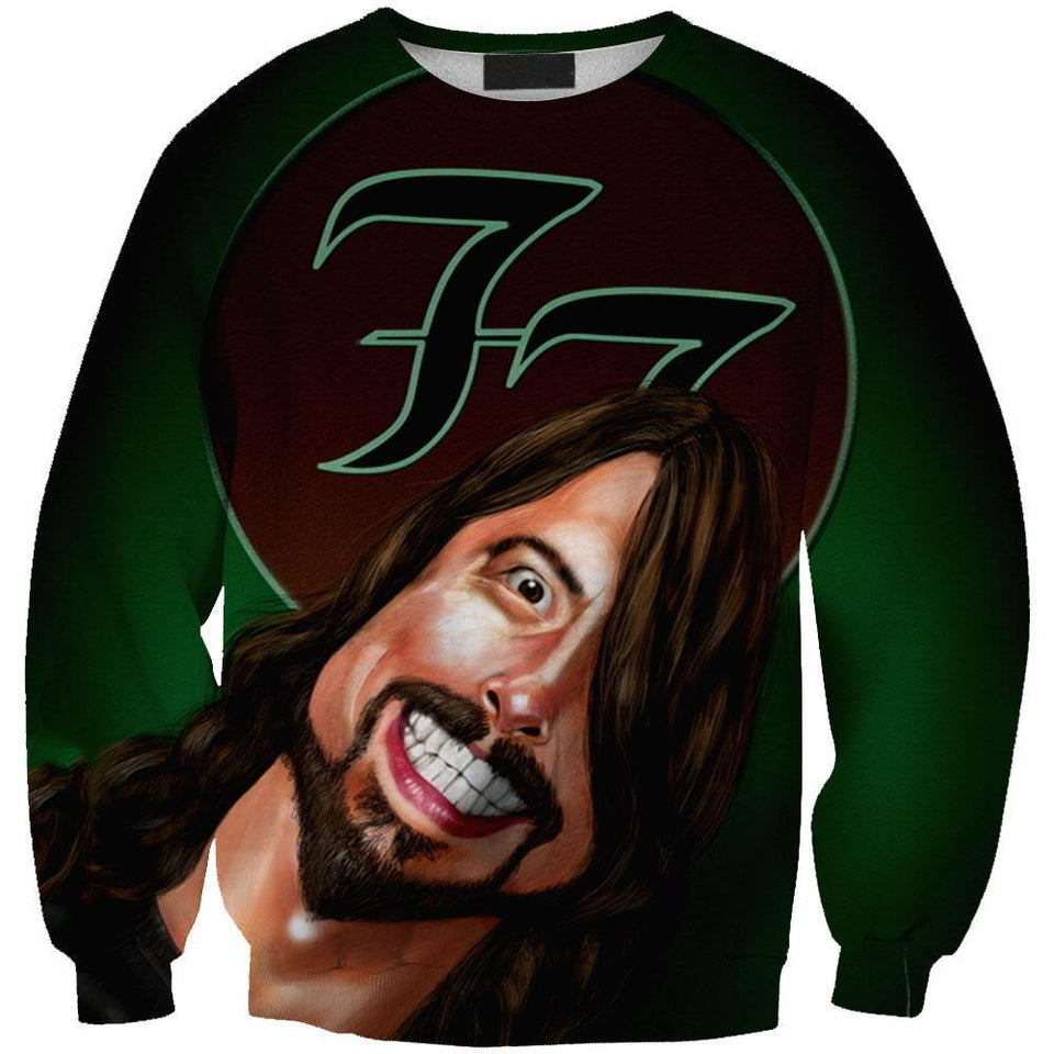 Foo Fighters 3D full over print Hoodie, Sweater, TShirt LK-317