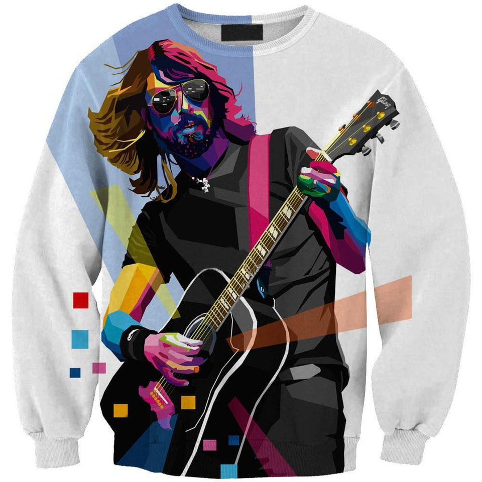 Foo Fighters 3D full over print Hoodie, Sweater, TShirt LK-318